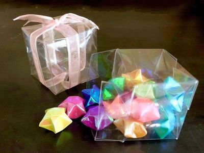 简单的透明DIY礼物盒制作方法图解教程