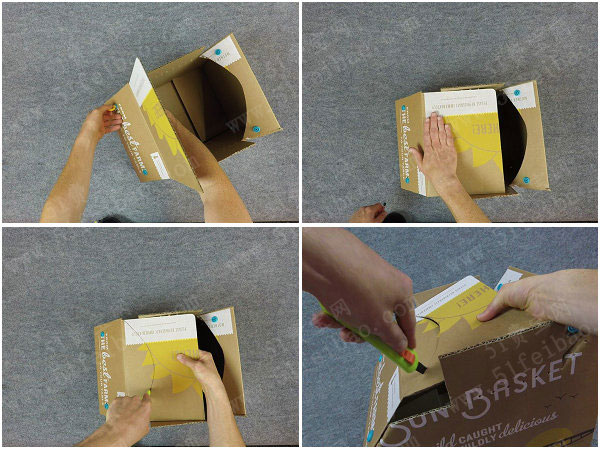 diy儿童玩具makedo纸箱小推车 - 废物利用手工diy小