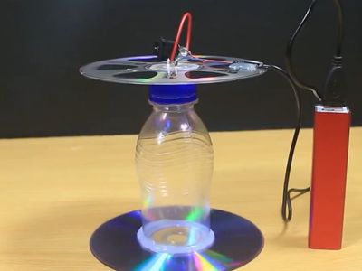 科技创意饮料瓶USB电子台灯
