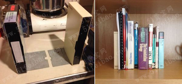 录像带diy书立架简单制作教程