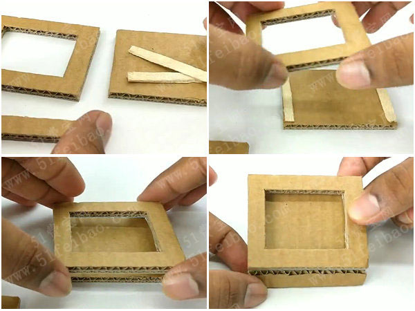 教你利用瓦楞纸手工制作弹珠迷宫