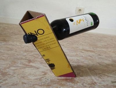 制作包装盒DIY平衡型红酒支架