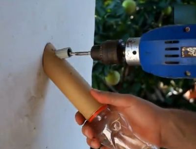 零花钱DIY钻孔墙灰收集器