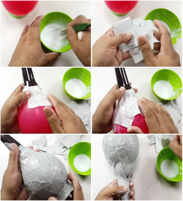 塑料瓶回收DIY美丽花瓶的方法图解- 废物利用手工DIY小制作- 51费宝网