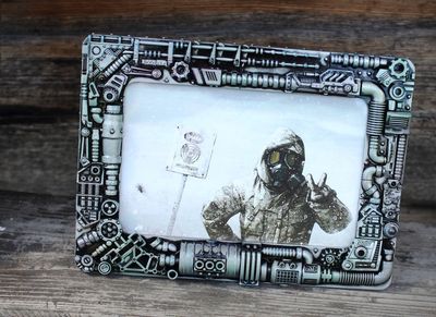 工科男作品DIY机械风格相架