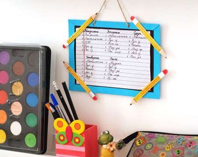DIY的创意生活：雪糕棍diy日程表写字板
