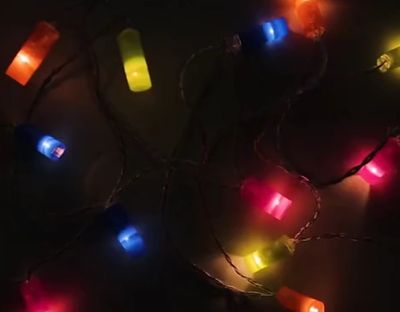 巧用废吸管打造成LED多彩串灯