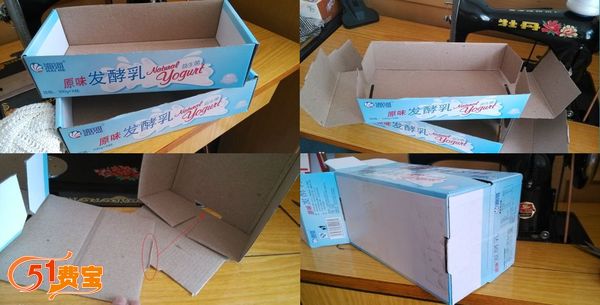使用酸奶盒做漂亮檯面廢紙簍