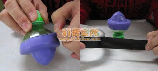 如何利用冰绿茶瓶子DIY环保空气炮