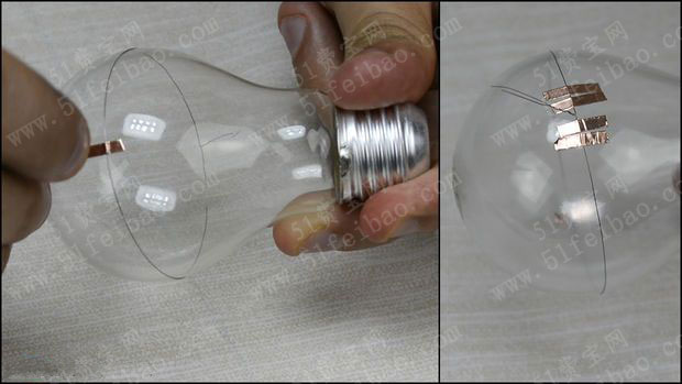 如何利用线切割加工将灯泡完整地一分为二
