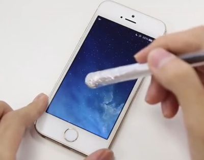 图片加视频教你如何手工制作手机触控笔