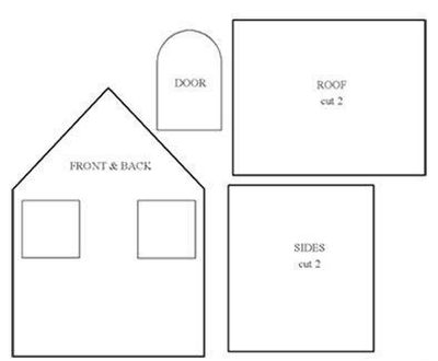 包装纸板箱废品改造diy矮人小别墅房屋
