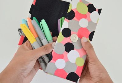 DIY学生笔盒环保教程