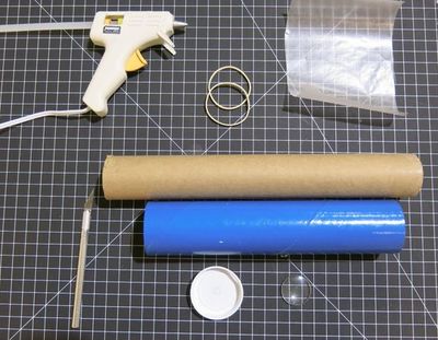 针孔形单筒望远镜制作教程- 废物利用手工DIY