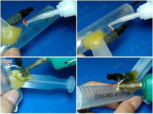 diy极客手工针筒玩具气枪