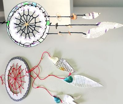 怎麼DIY編織印第安捕夢網做法製作