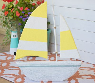 包装塑料泡沫儿童手工小帆船