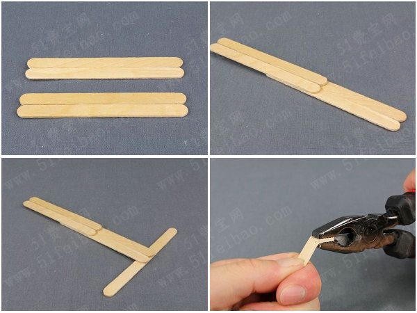 怎样diy棒冰棍十字弓制作教学