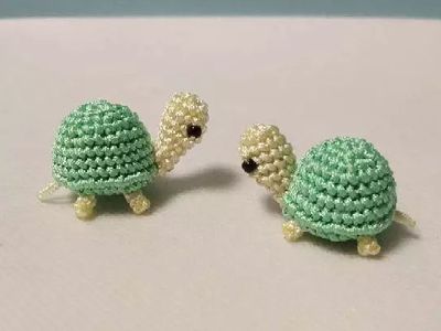 DIY手工編繩，編織可愛的小烏龜編法