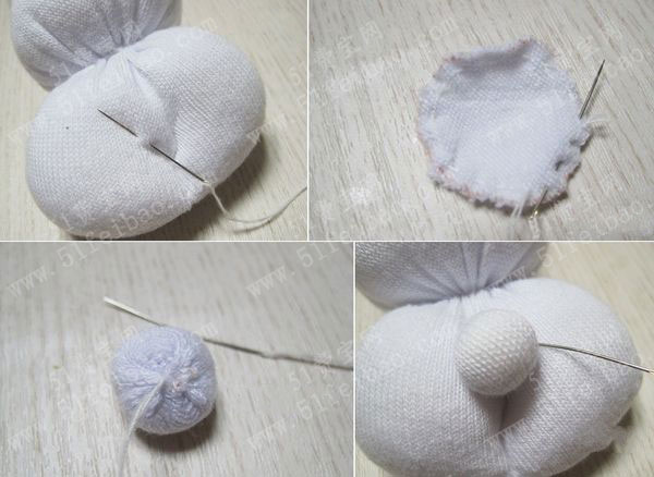 用襪子DIY可愛的娃娃bunny兔醬
