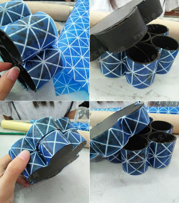 卫生纸卷筒diy美美哒首饰盒 - 废物利用手工diy小制作