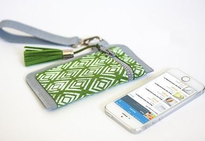 迎新年手工不织布随身零钱包