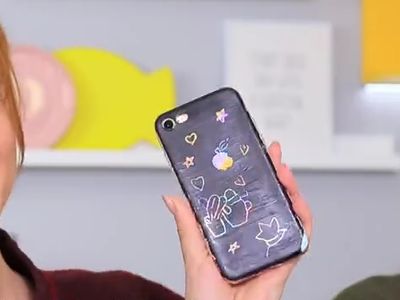 DIY个性黑板报手机壳教学