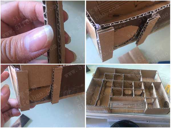 亲手做好玩的宠物玩具利用废纸箱自制仓鼠迷宫游乐场