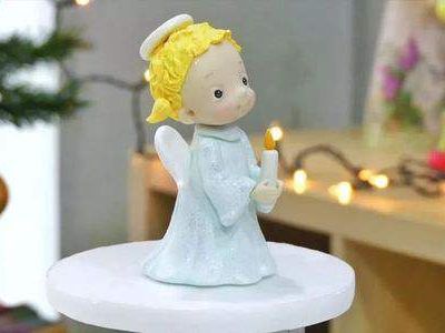 冷瓷土卡通人偶DIY教程，做个新年祈福天使娃娃