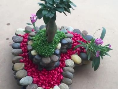 自制情人节礼物爱心水泥花盆