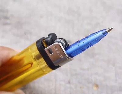 废弃打火机DIY个性圆珠笔创意教学