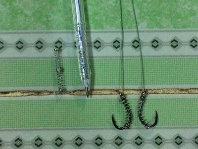 废物利用打火机弹簧diy改制弹性钓鱼钩