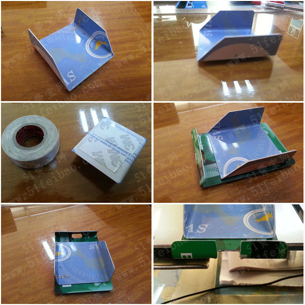 手机支架制作 银行卡diy手机架 - 废物利用手工diy小