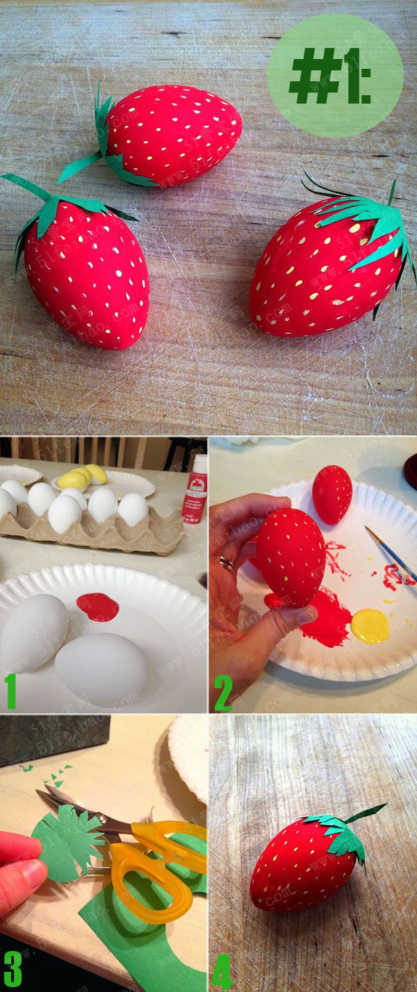 蛋壳diy小小创意,三种鸡蛋壳装饰品做法
