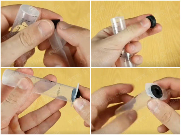 用针筒diy随身牙签盒制作教学