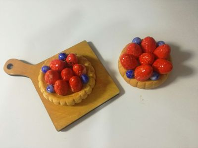 微缩手办DIY,制作让人垂涎的粘土草