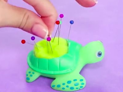 萌物小海龟针垫制作教学