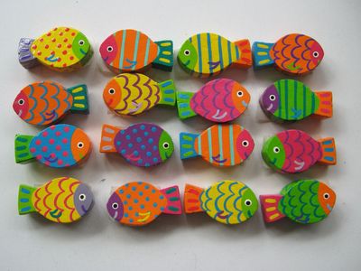 怎么用再生纸制作鱼儿冰箱贴