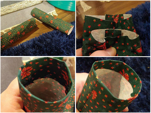 用来装饰圣诞节的物件,diy手缝布艺圣诞节糖果包装盒 - 手工小制作