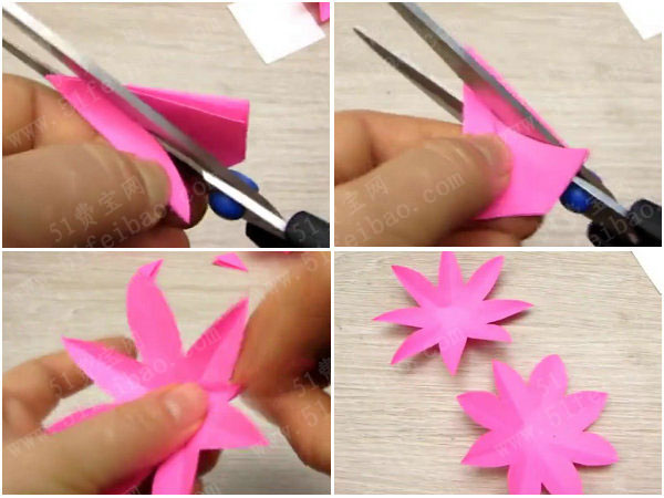 如何DIY好看塑料瓶剪纸花朵盆景