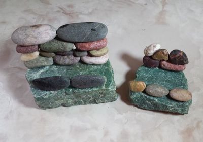 怎么用石头做手工_废石做diy电脑手机支架