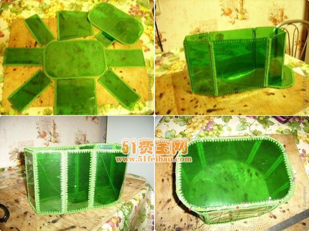油桶diy使用方便的拉链封口收纳桶 - 废物利用手工diy小制作 - 51费宝