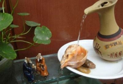 白酒瓶改造鱼缸上滤古色古香造景水泵教程