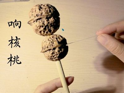 手工DIY响核桃车复古玩具