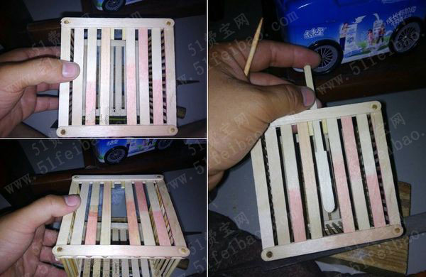 蝈蝈笼子制作雪糕棍diy蝈蝈笼蝈蝈笼子编织法图解