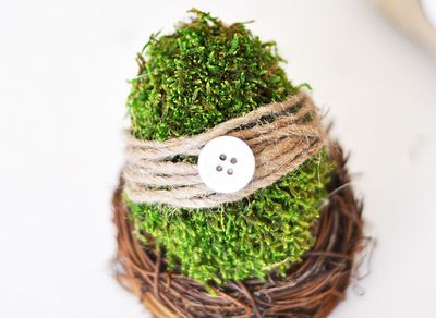 DIY绿意盎然的莫斯复活节彩蛋