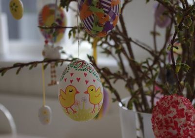 废鸡蛋壳手绘节日装饰吊饰