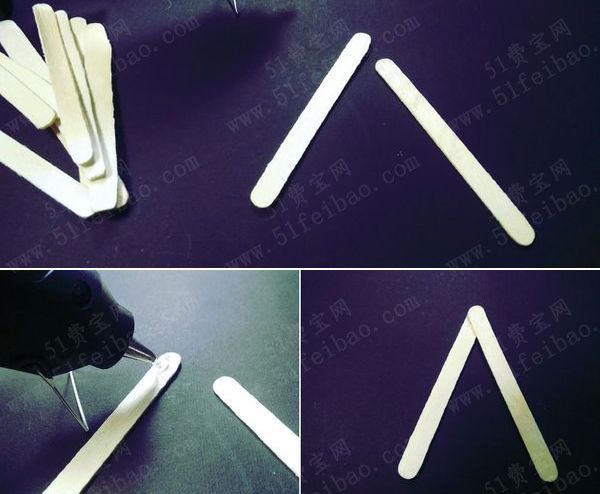 手工制作a字手机架教学