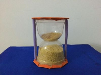 旧物利用简易DIY小米沙漏