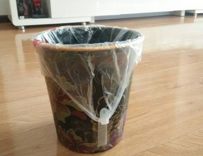 牛奶箱提手废品利用变垃圾箱袋子挽耳